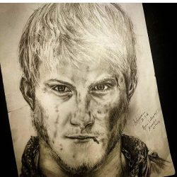 Alexander Ludwig Drawing Hand drawn