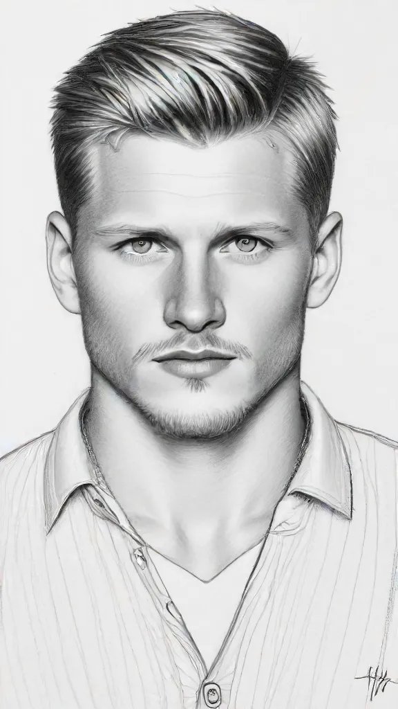 Alexander Ludwig Drawing Sketch Picture