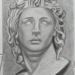 Alexander The Great Drawing Amazing Sketch