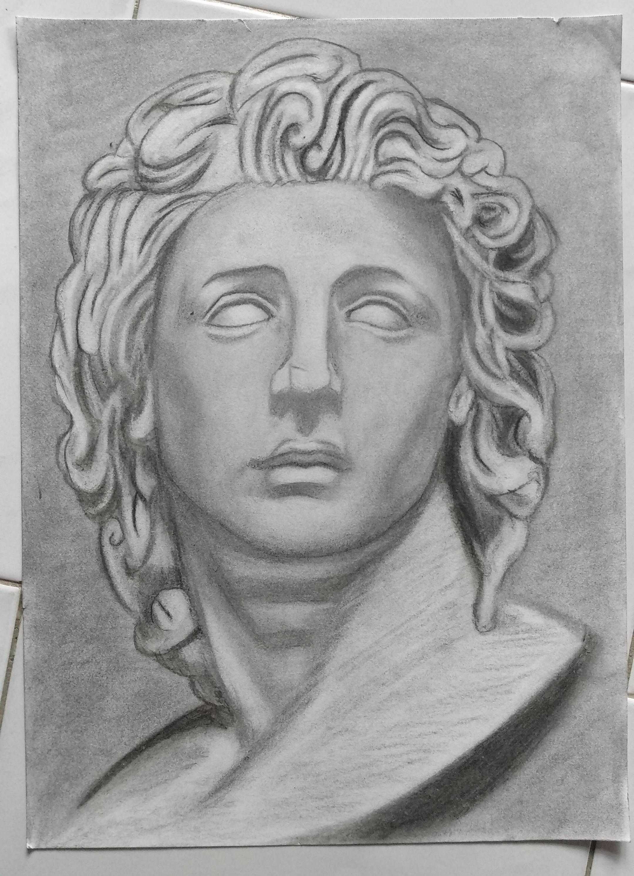 Alexander The Great Drawing Amazing Sketch
