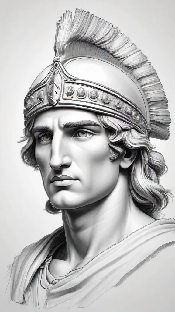Alexander The Great Drawing Art Sketch Image