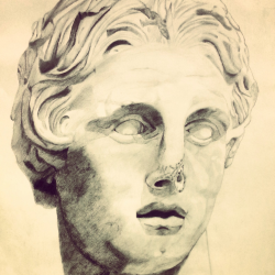 Alexander The Great Drawing Fine Art