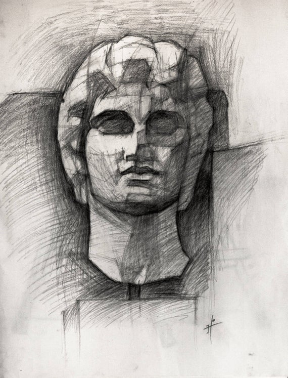 Alexander The Great Drawing Intricate Artwork