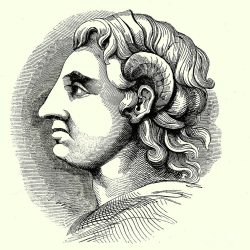 Alexander The Great Drawing Sketch