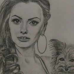 Alexandra Stan Drawing Fine Art