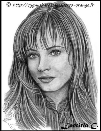 Alexis Bledel, Actress, Gilmore Girls, Model, The Handmaid’s Tale Drawing