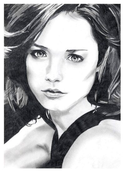 Alexis Bledel, Actress, Gilmore Girls, Model, The Handmaid’s Tale Drawing