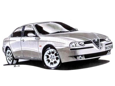 Alfa Romeo, Iconic Heritage, Italian Design, Sports Performance, Luxury Vehicles Drawing