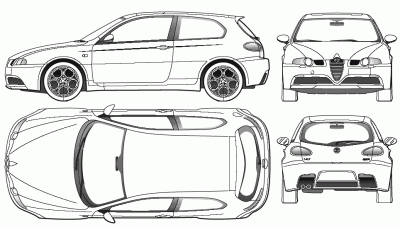 Alfa Romeo, Automotive Heritage, Performance Cars, Italian Design, Luxury Vehicles Drawing