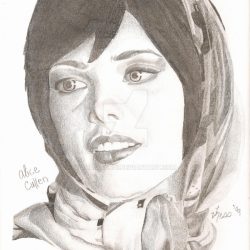 Alice Cullen Drawing Creative Style