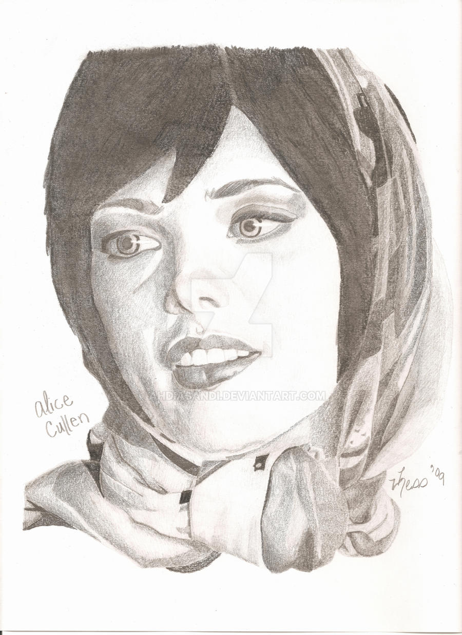 Alice Cullen Drawing Creative Style