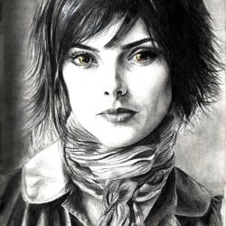 Alice Cullen Drawing Detailed Sketch