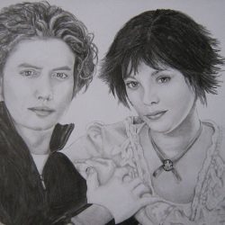 Alice Cullen Drawing Sketch