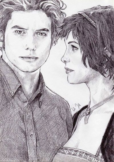 Alice Cullen, Fierce Protector, Visionary Seer, Fashionista, Optimistic Spirit Drawing