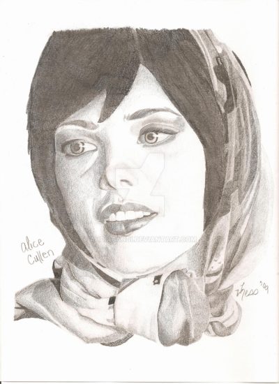 Alice Cullen, Visionary, Fashionable, Optimistic, Enigmatic, Swift Drawing