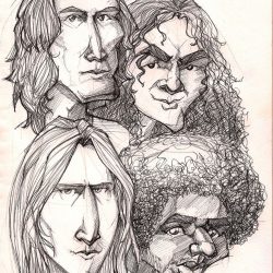 Alice in Chains Drawing Amazing Sketch