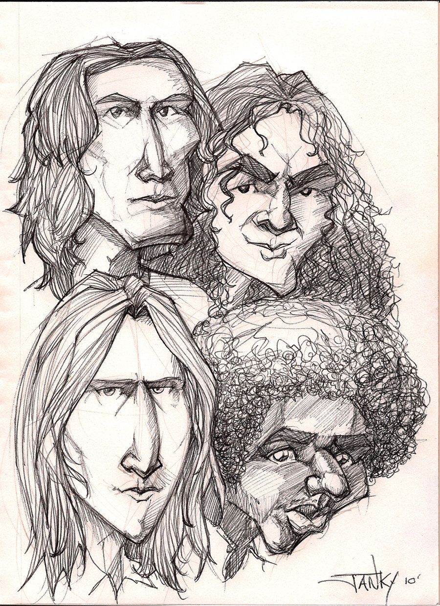 Alice in Chains Drawing Amazing Sketch