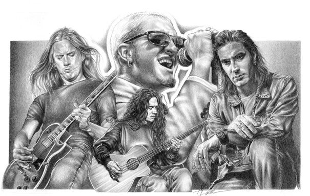 Alice in Chains Drawing Photo