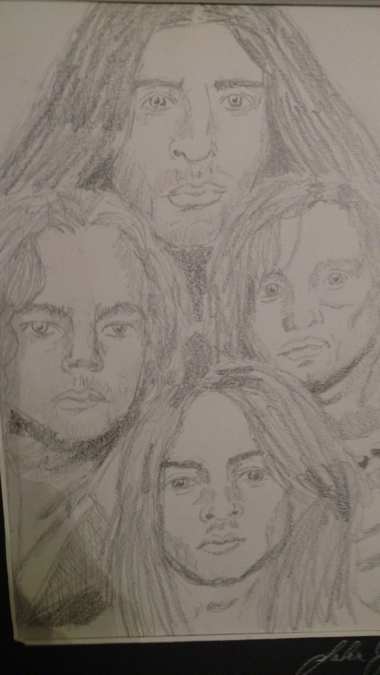 Alice in Chains Drawing Professional Artwork