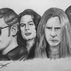 Alice in Chains Drawing Unique Art