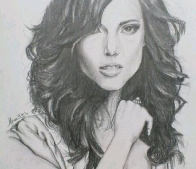 Alicia Keys, Grammy, Soulful, Empowerment, Pianist Drawing