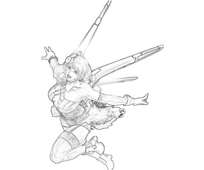 Alisa Bosconovitch, Fighting, Scientist, Tekken, Cybernetic Drawing