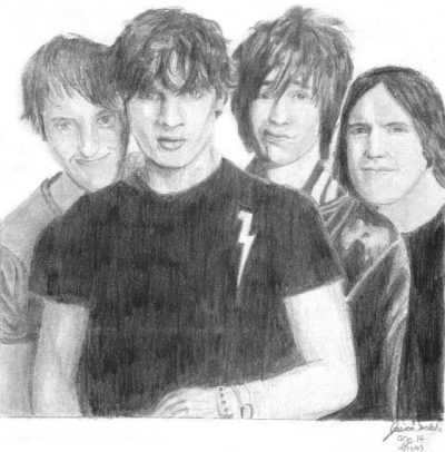 All American Rejects, Emo Pop, Band, Music, Alternative Rock Drawing