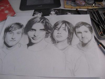 All American Rejects, Alternative Music, Pop Punk, Chart-Toppers, Emo Rock Drawing