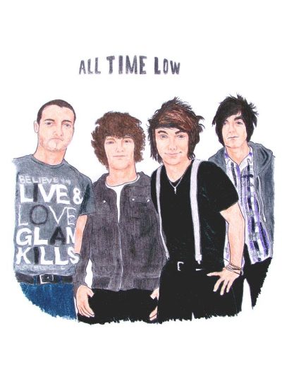 All Time Low, Hits, Band, Music, Pop-Punk Drawing