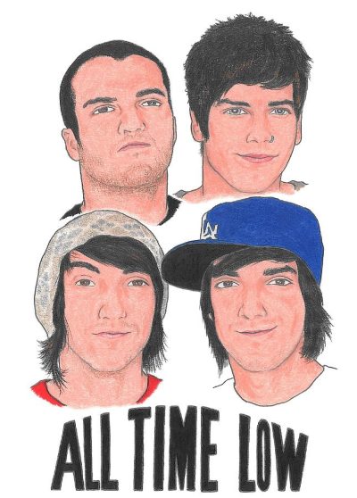 All Time Low, Hits, Band, Music, Pop-Punk Drawing