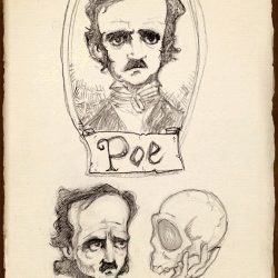 Allan Poe Drawing