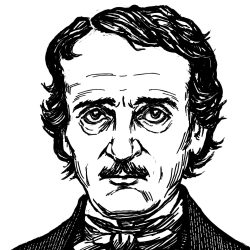 Allan Poe Drawing Amazing Sketch