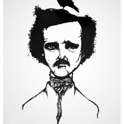 Allan Poe Drawing Creative Style