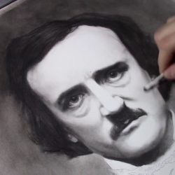 Allan Poe Drawing Hand drawn Sketch