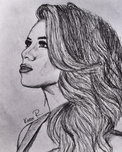 Ally Brooke, Dancer, Songwriter, Singer, Actress Drawing