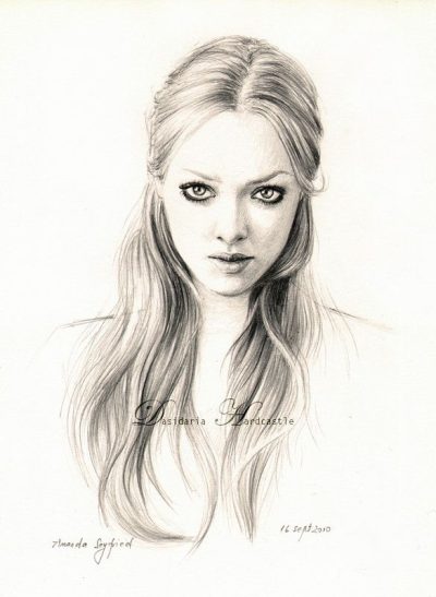 Amanda Seyfried, Beauty, Actress, Emmy, Film Drawing