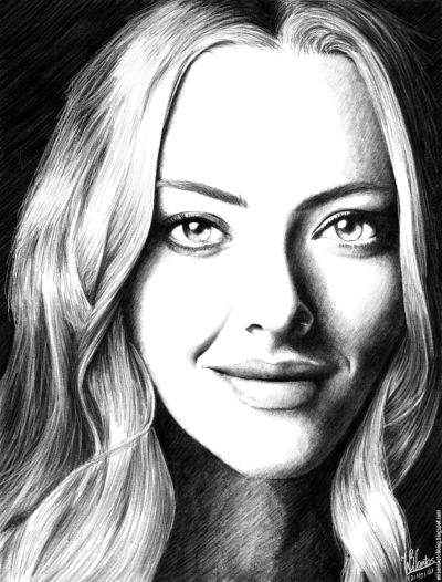 Amanda Seyfried, Beauty, Actress, Emmy, Film Drawing