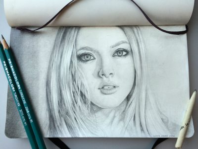 Amanda Seyfried, Actress, Singer, Producer, Model Drawing