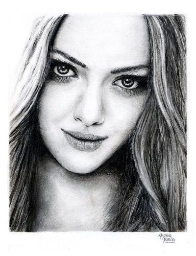 Amanda Seyfried, Actress, Producer, Model, Philanthropist Drawing