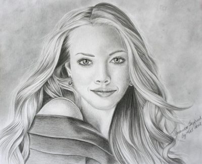 Amanda Seyfried, Actress, Producer, Model, Philanthropist Drawing