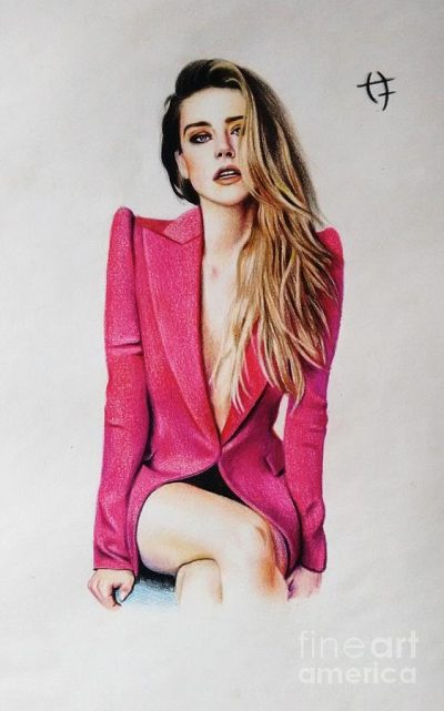 Amber Heard, Hollywood, Trial, Controversy, Actress Drawing