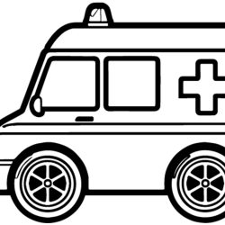 Ambulance Drawing Amazing Sketch