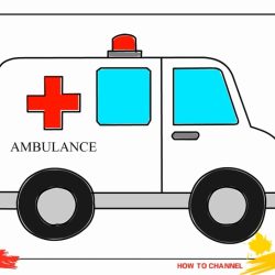 Ambulance Drawing Art