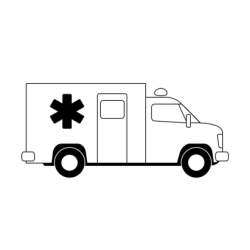 Ambulance Drawing Fine Art