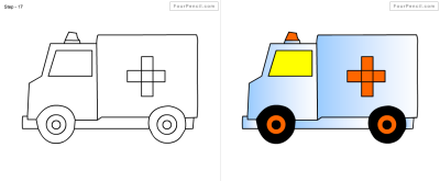 Ambulance, Emergency, Response, Transport, Medical Drawing