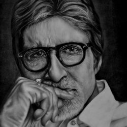 Amitabh Bachchan Drawing Creative Style