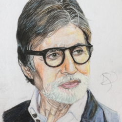 Amitabh Bachchan Drawing Image