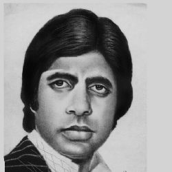 Amitabh Bachchan Drawing Stunning Sketch