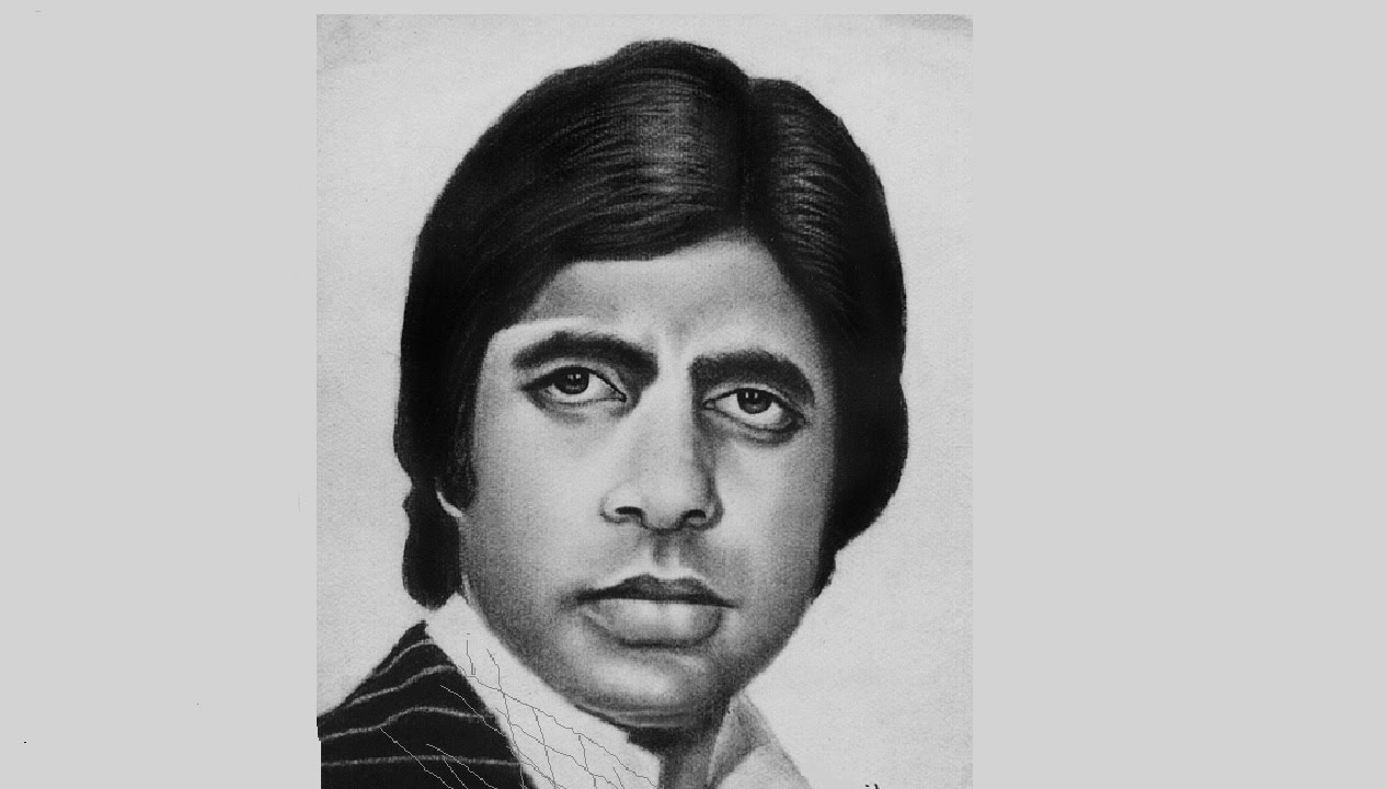 Amitabh Bachchan Drawing Stunning Sketch