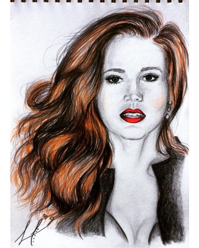 Amy Adams, Actress, Versatile Performer, Hollywood Star, Oscar Nominated Drawing